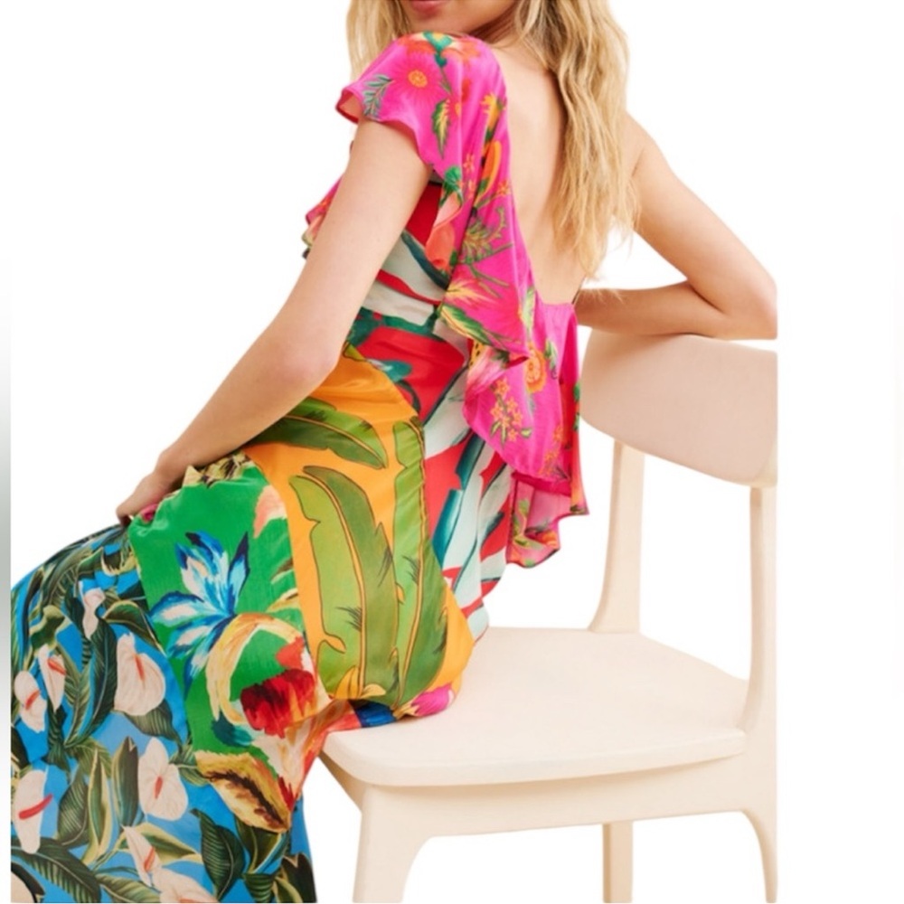 FARM Rio Pink and Multicolor Floral Dress - Picture 3 of 5